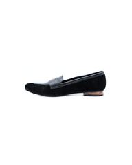 Silhouette V Black Suede