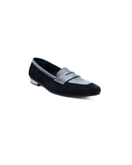 Silhouette V Black Suede