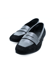 Silhouette V Black Suede