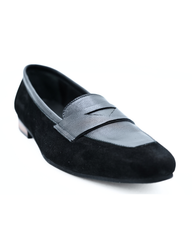 Silhouette V Black Suede