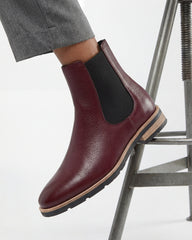 Nautical Red Boots